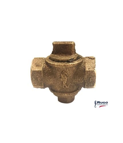 valvula acera bronce rugo