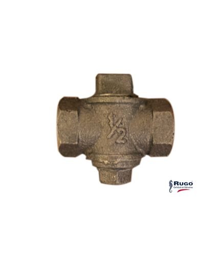 valvula acera bronce rugo