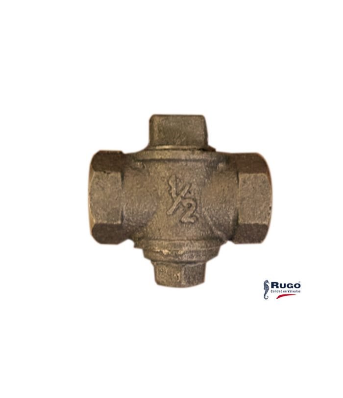 valvula acera bronce rugo